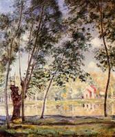 Sisley, Alfred - Sunny Afternoon, Willows by the Loing